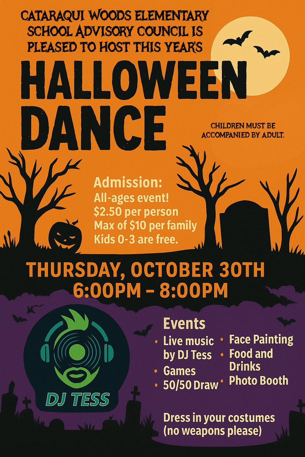 cwesac haloween dance 2025