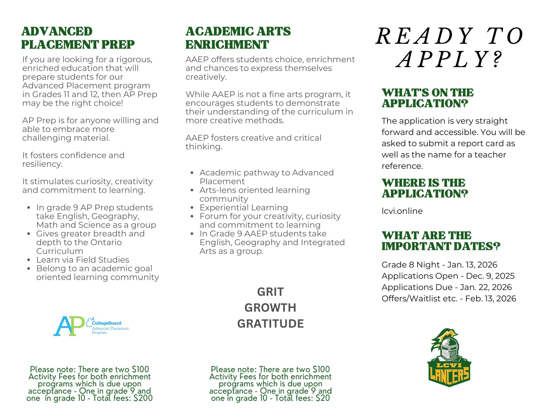 choices at 9 brochure 2