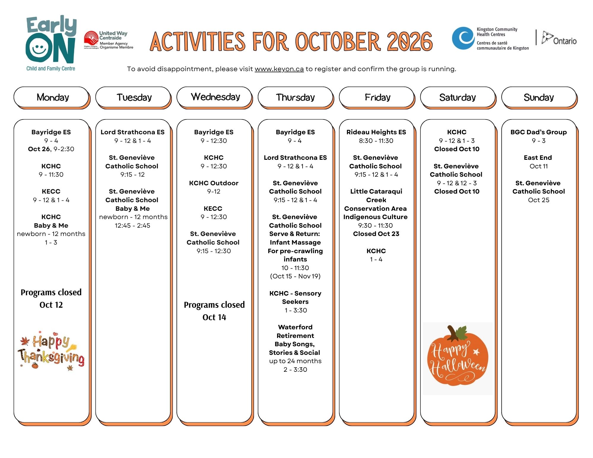 Early ON Oct 2026 Revised