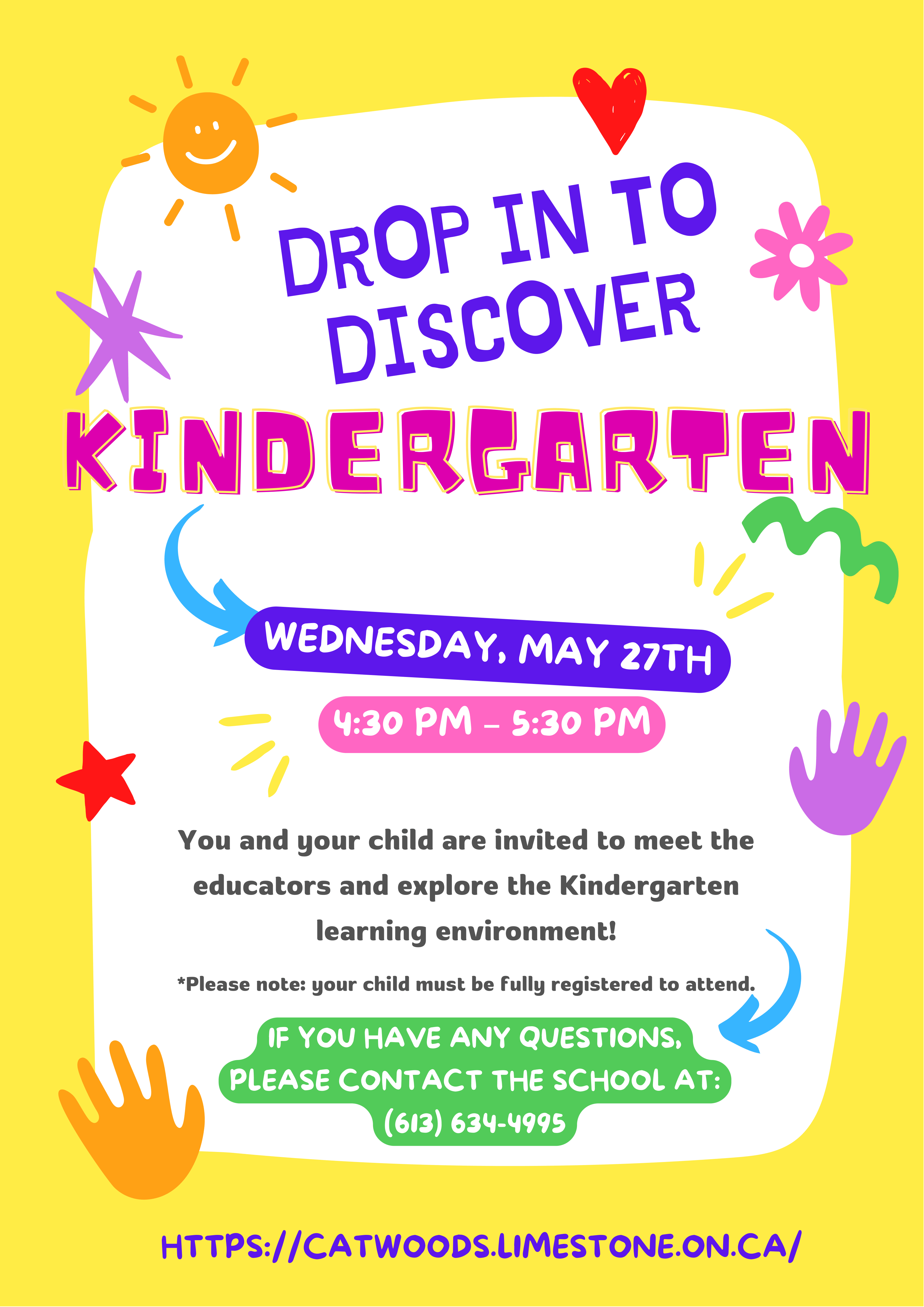 Welcome to Cataraqui Woods Kindergarten 2026 27 1
