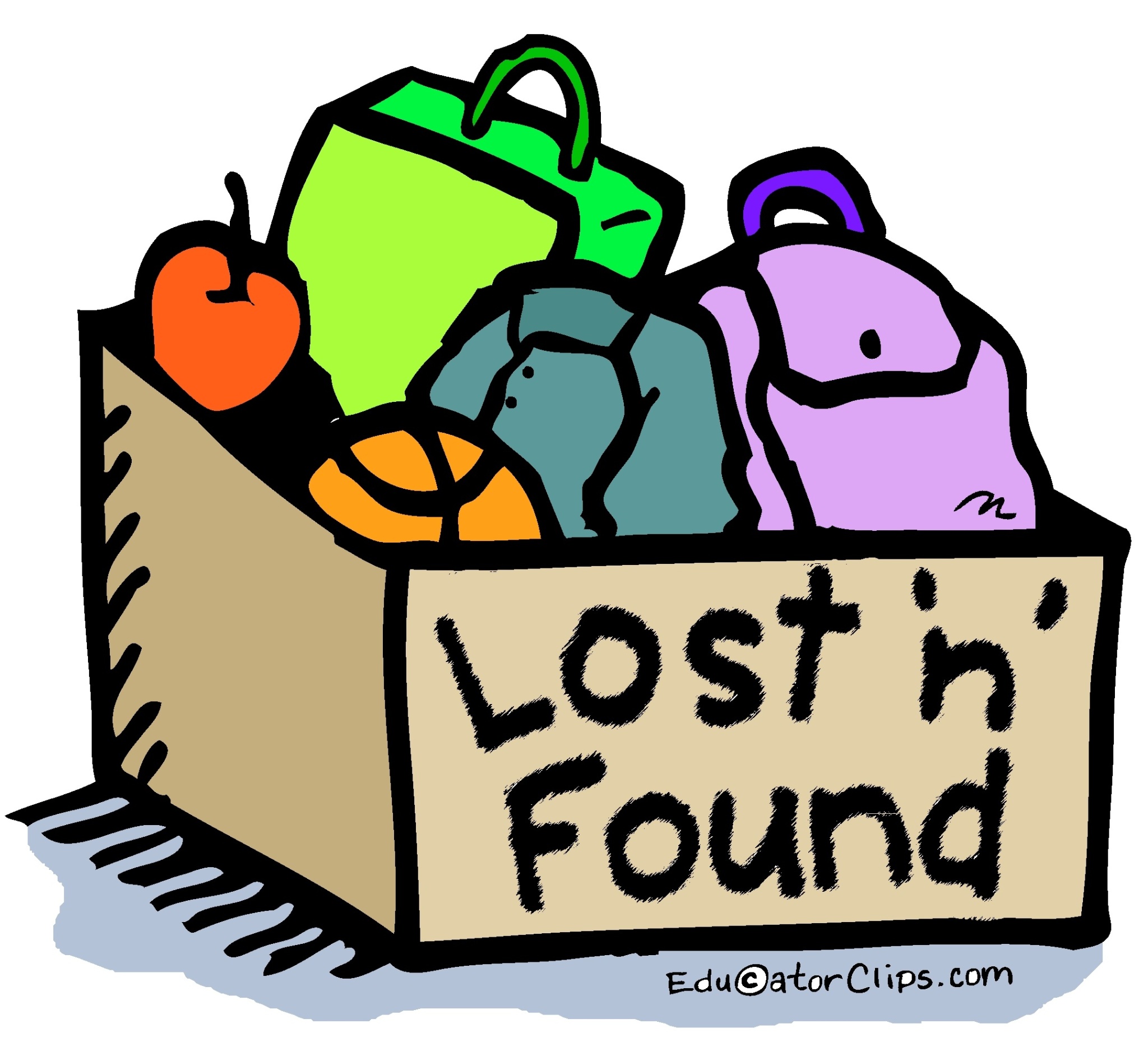 lost and found free clip art 9
